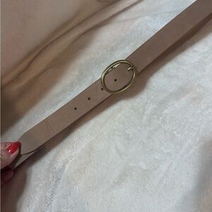 Old Navy Tan Gold Buckle Belt